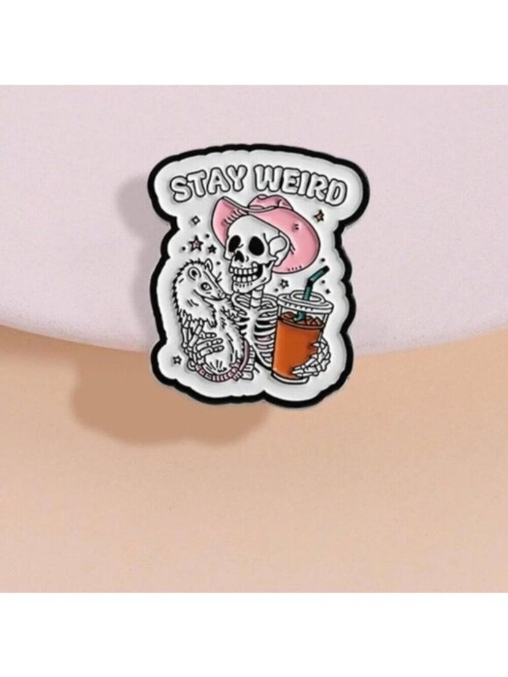 3/20 Stay Weird Enamel Pin